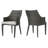 HILLHURST CHAIR - GREY MP2(Set Of 2)