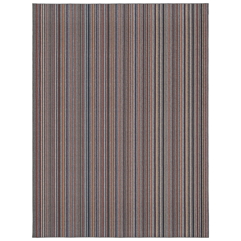 Carnival Multicolor Stripe 9' x 12' Tufted Area Rug