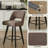 360° Swivel Counter Bar Stool (Set of 2)-1239669549