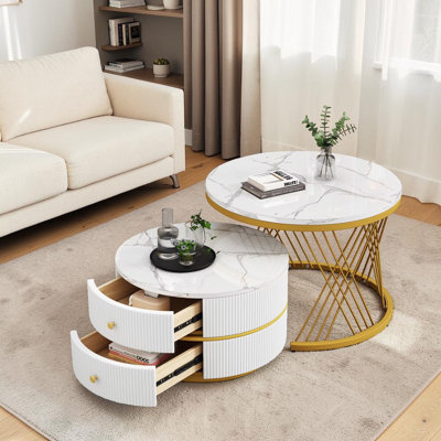 Aylanni Frame Coffee Table with Storage