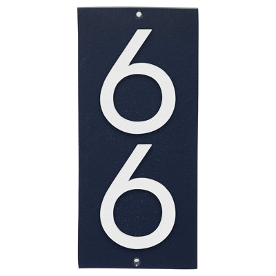 Plaque murale rectangulaire verticale flottante 6 po