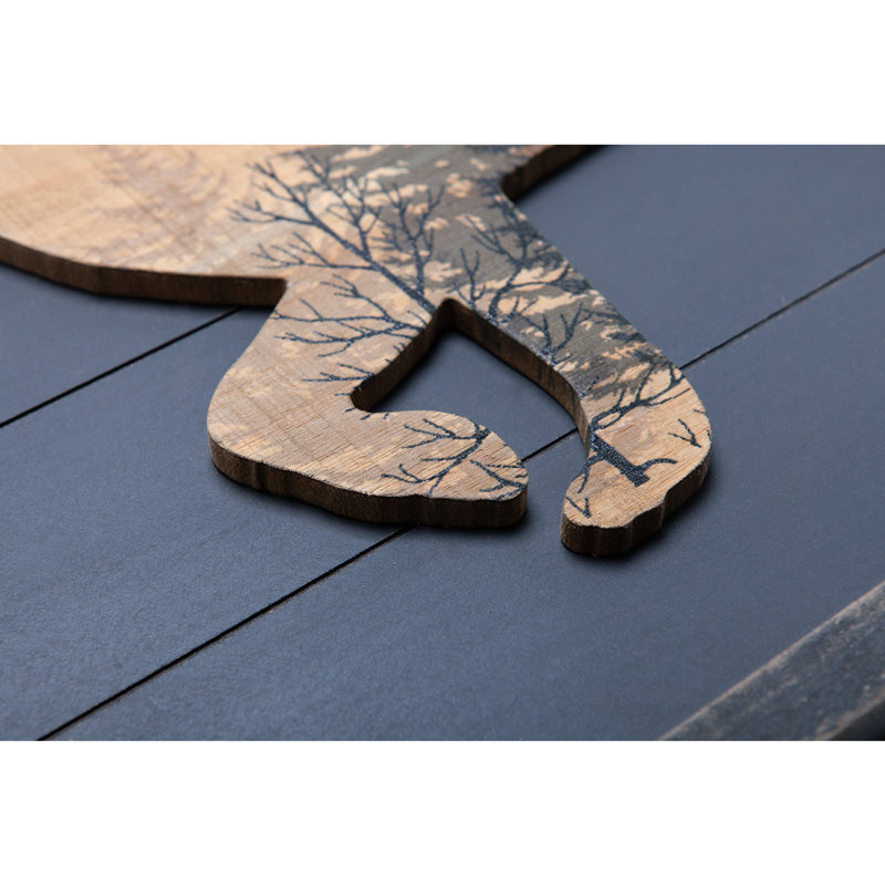 Handmade Rustic Wall Decor, 17.99" H x 28.03" W x 0.91" D