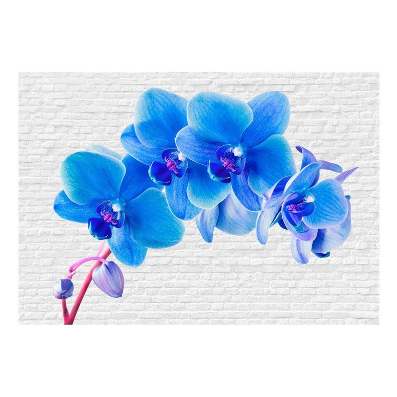 Floral Wall Mural, 110" L x 157" W