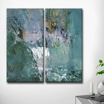 Abstract ABS XI - 2 Piece Print on Canvas