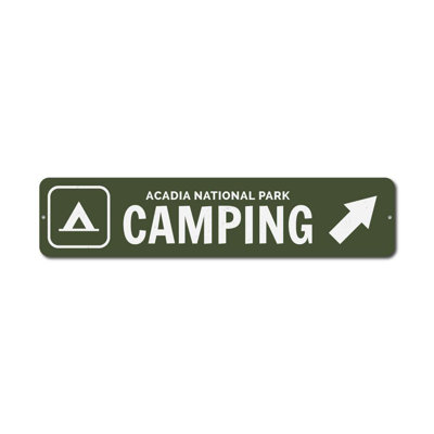 Camping Custom Aluminum Sign