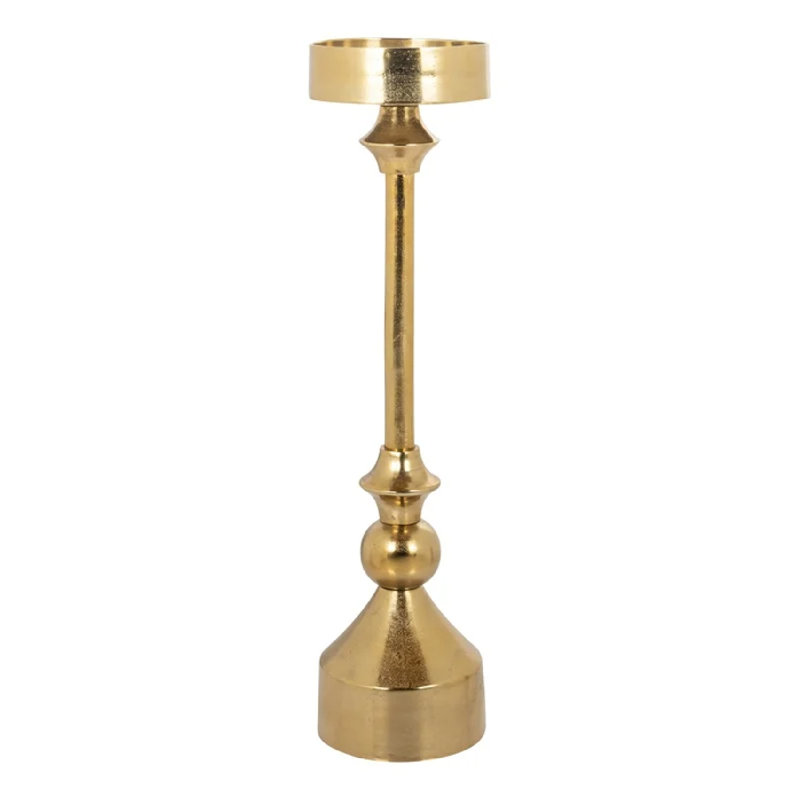 Bougeoir de table en aluminium H 31 po