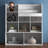 Large Kids Bookshelf With 7 Apartments Open Storage 