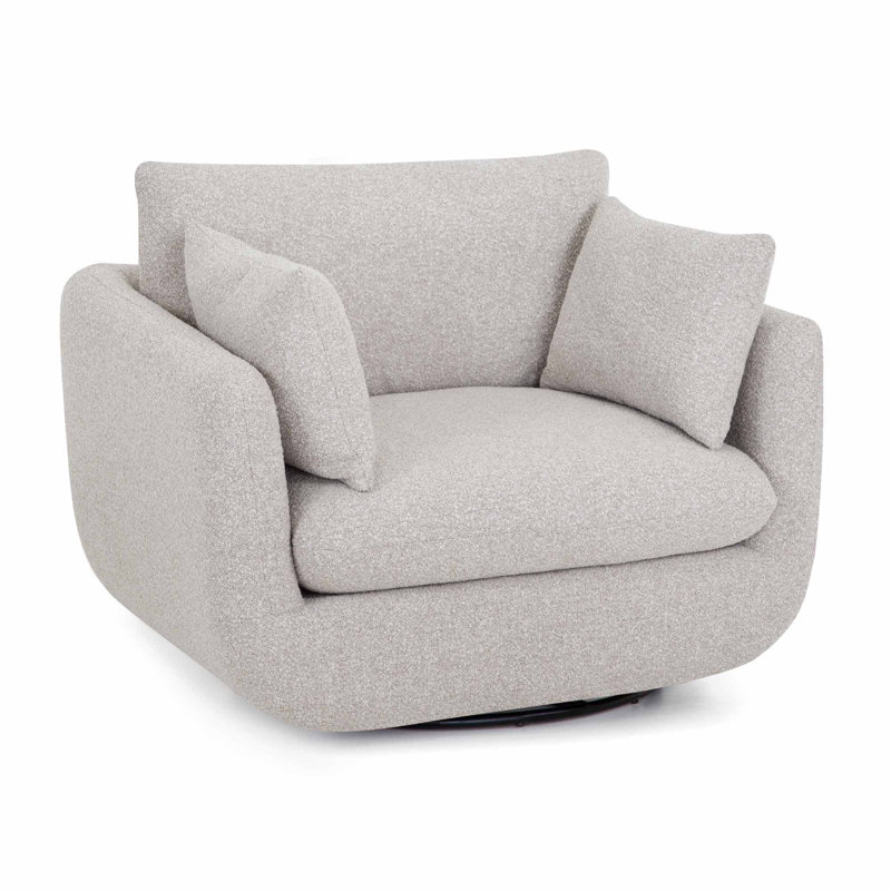 Fauteuil d'appoint pivotant Bossley