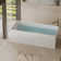67" Freestanding Solid Surface Rectangular Bathtub, Stone Resin Freestanding Bath Tub With Overflow And Pop-Up Drain