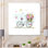 Floral Floral Illustration II - décoration murale glam sur toile