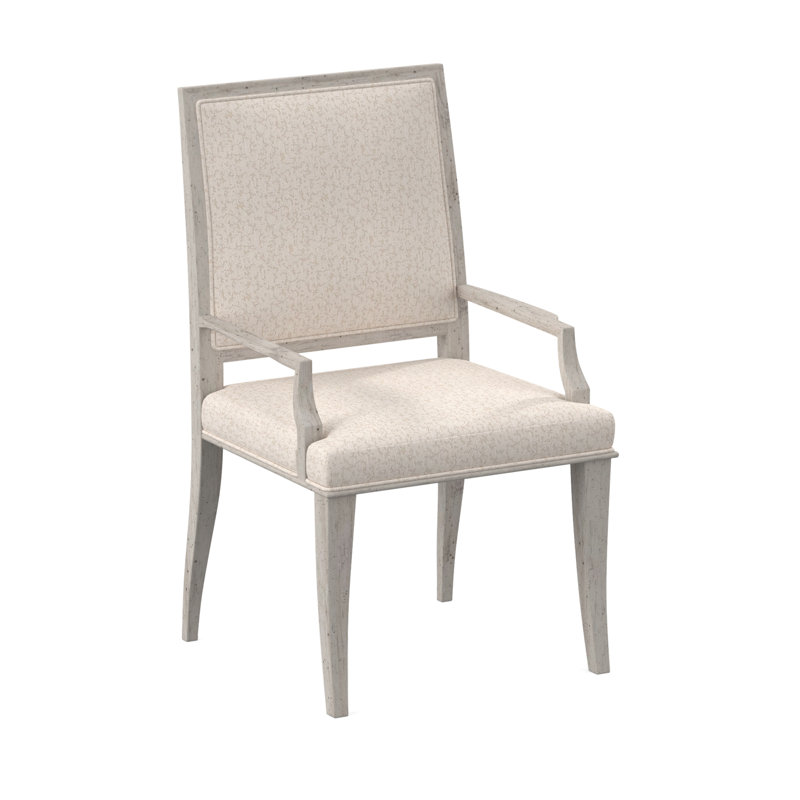Princeton 20'' H Beech Armchair, Bisque, Elise Harbour