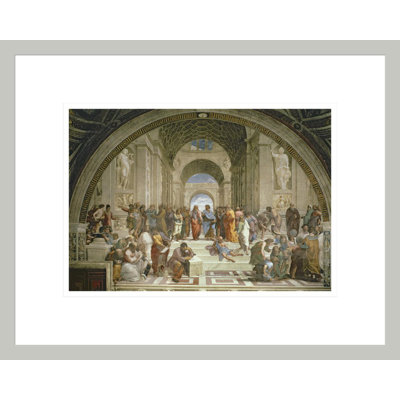 «School of Athens from the Stanza della Segnatura» par Raphael, impression giclée encadrée