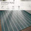 Striped Area Rug in Gray/Beige-1608644002