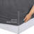 Quilted Fitted Mattress Pad, Queen Size, Elastic Fitted Mattress Topper,Stretches Up To 16 Inches Deep,(Grey)