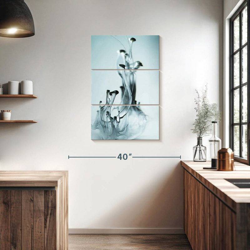 Abstrait fluide Avery, H 38 po x l 24 po