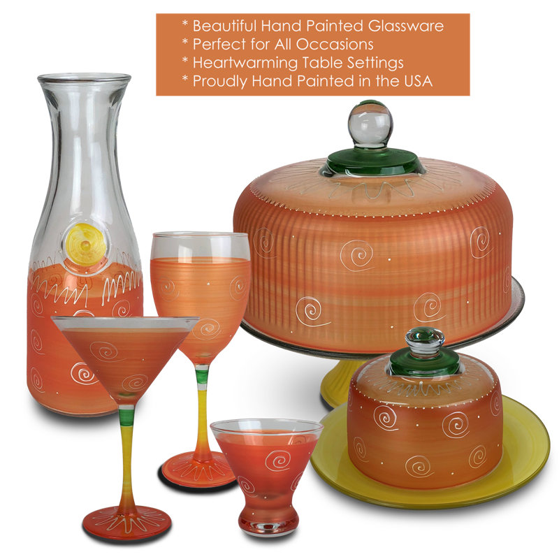 Bol péruvien Splendor Byrl 6 po, H 6 po x l 6 po, Orange