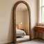 Miroirs pleine longueur demi-cercle en bois manufacturé-129507913