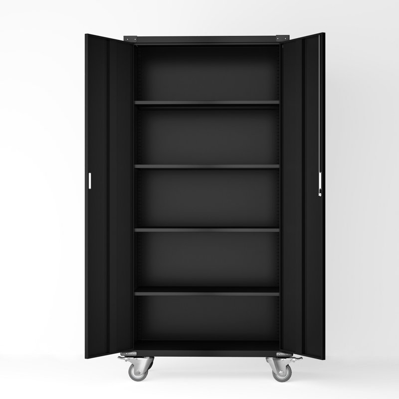 Armoire de rangement à 5 tablettes