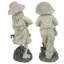 Ensemble de statue 2 jeunes jardiniers