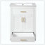 Single Sink Bathroom Vanity Integrated Ceramic Sink 2 Doors Tip-Out-121101034