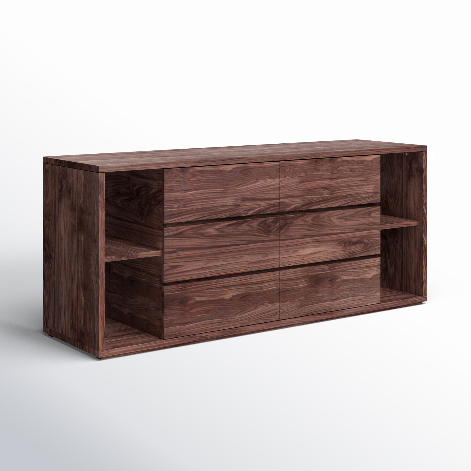 Amalie Bedroom Set, Walnut, California King