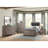 Brownish Gray Faux Leather Upholstered Twin Size Bed - Contemporary Bedroom Furniture Panel With Headboard And Modern Design-294734281