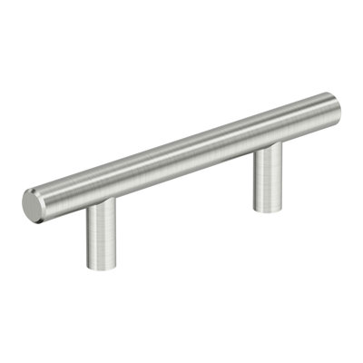 Bar Pulls Hollow 3 inch (76mm) Center-to-Center Stainless Steel Cabinet Pull - 10 Pack
