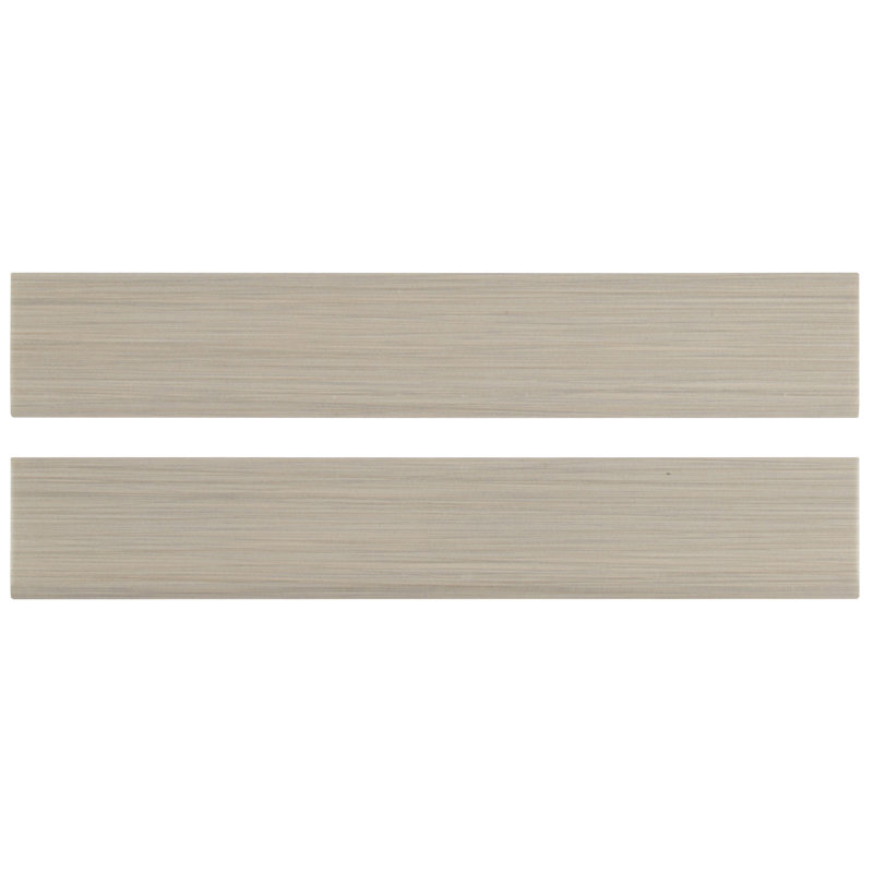 Carreau de faïence en porcelaine mat 3 po x 18 po Discovery, Avoine