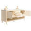 Lisbon 72"L Free Standing Vanity In Antique White