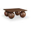 Table basse en placage de chêne Fitch-106912866