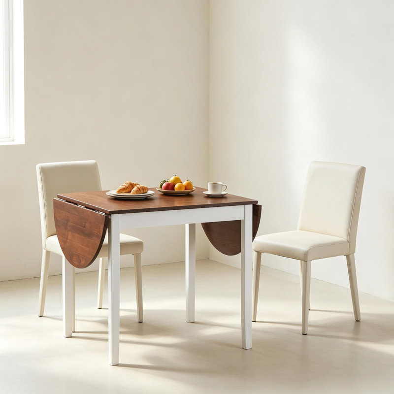 Convertible Drop-Leaf Dining Table,Multi-Function Extendable Table,Compact-to-Large Transforming Table(Only 1Pcs Table)