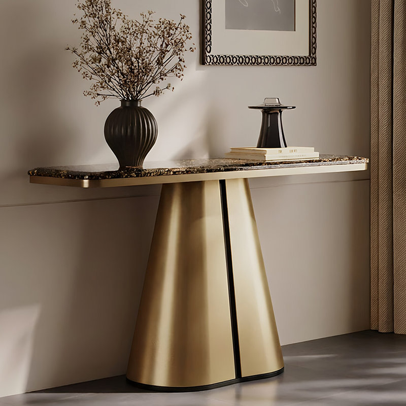 Console Italian Minimalist, 33.5" H x 59.1" W x 13.8" D