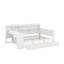 Lit de jour en bois avec 3 tiroirs, ports USB et bureau-292009040-292009042
