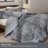 Bedsure Tufted Boho King Comforter Set – 3-Piece Grey Shabby Bedding，Farmhouse Jacquard Bed Set with Embroidery, All-Season Softness for Cozy Bedrooms & Boho-Chic Gifts-105490890-110437399