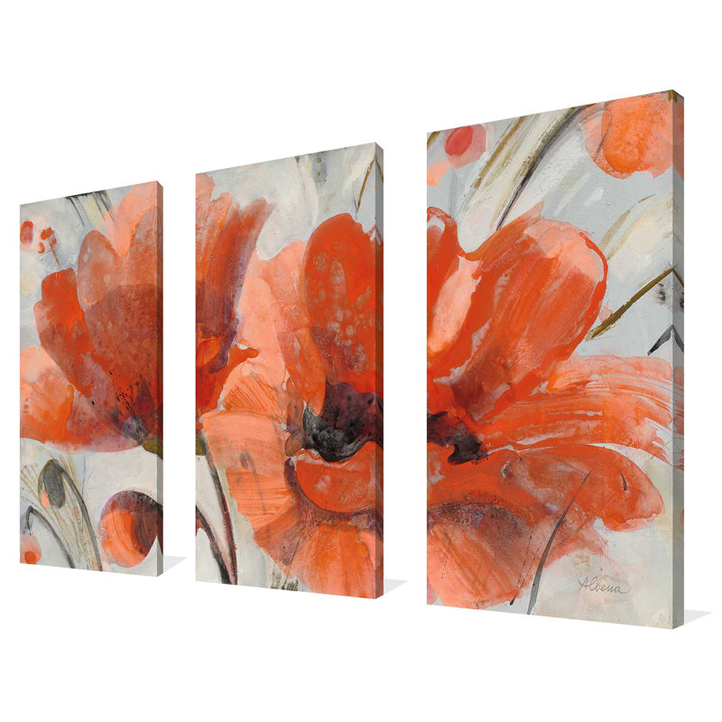 "Popping", ensemble de 3 impressions sur toile