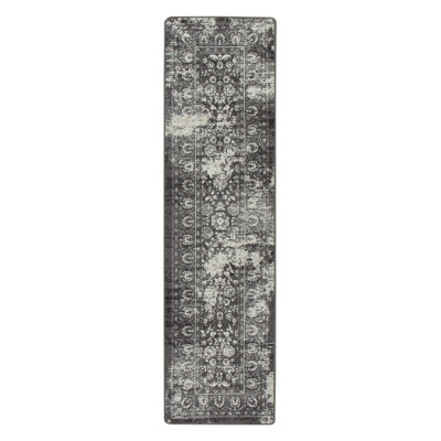 Tapis oriental délavé onyx Goutier Camak