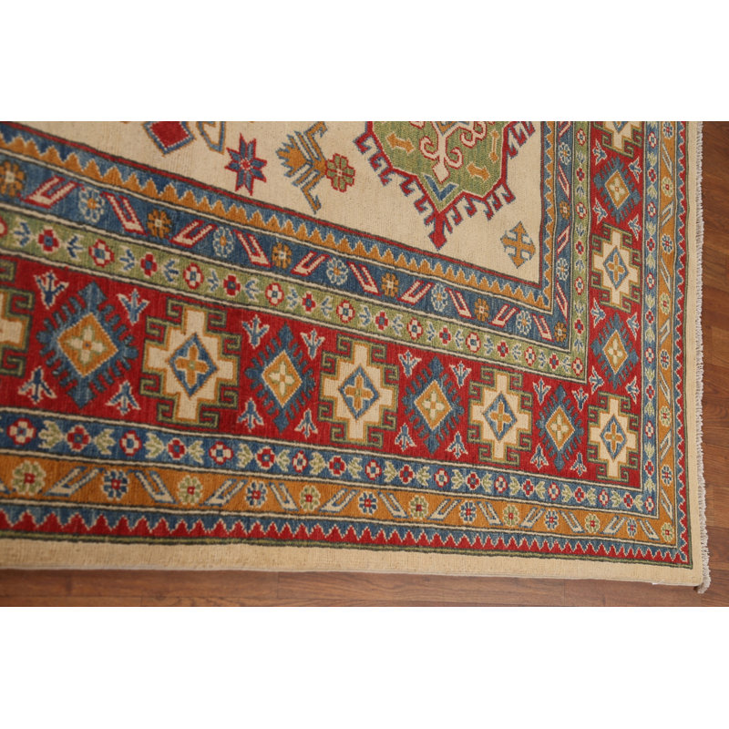 Tapis oriental géométrique Kazak 9