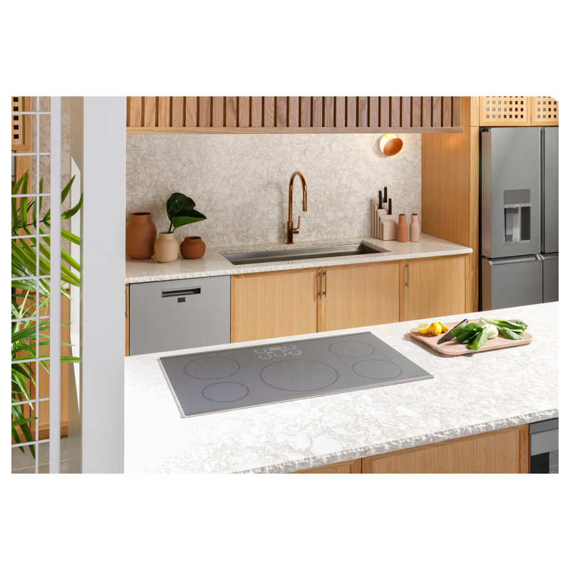 36" Electric Cooktop with 5 Elements, Stainless Steel