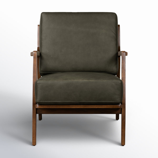 Gabe Genuine Leather Accent Chair