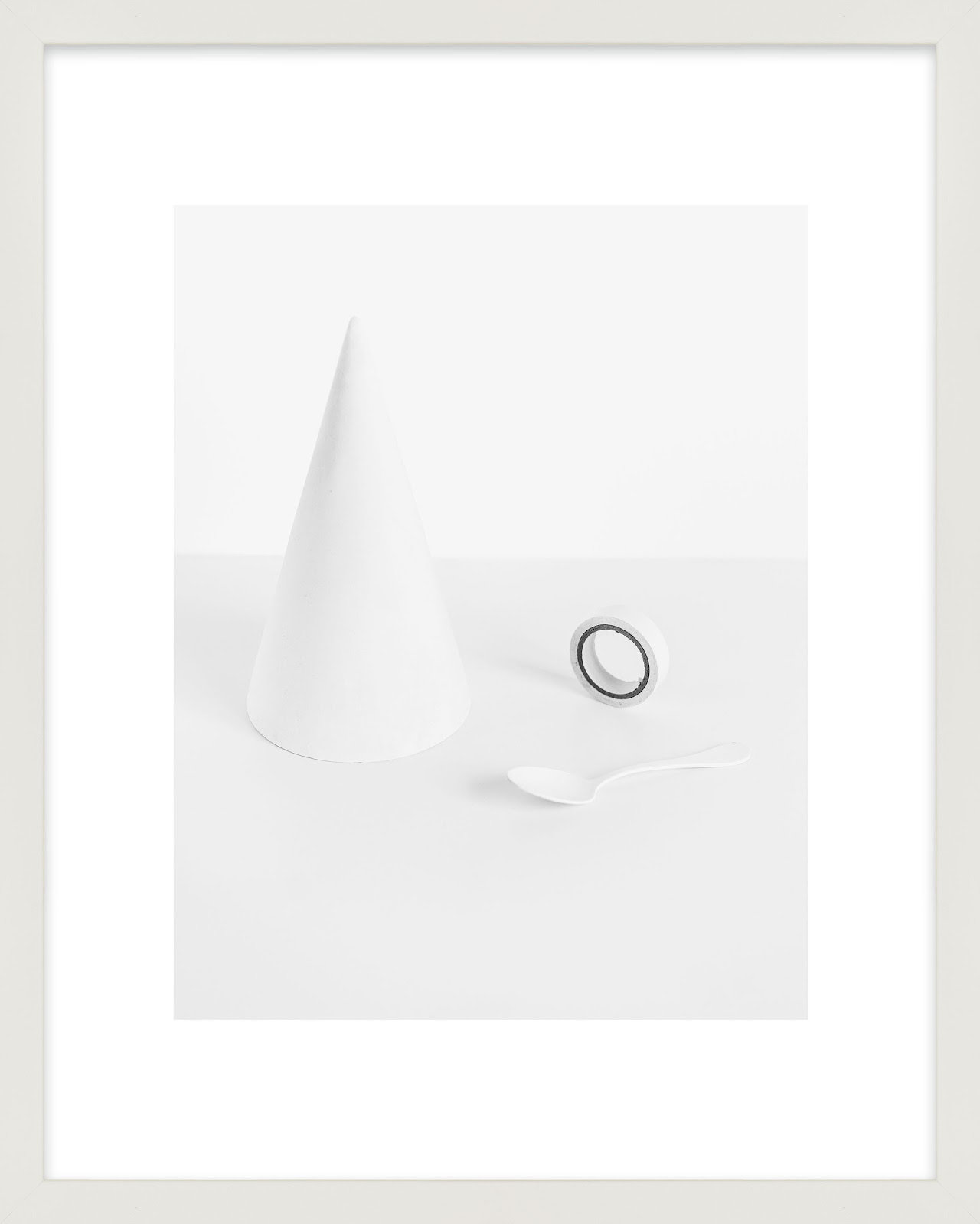 White Still Life 1 by Svetlana Smirnova, White, 20" H x 16" W x 1.25" D