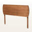 Tête de lit double en bois de chêne rustique moderne Raya, H 49,84 po x l 60,38 po x P 0,60 po-1107445361