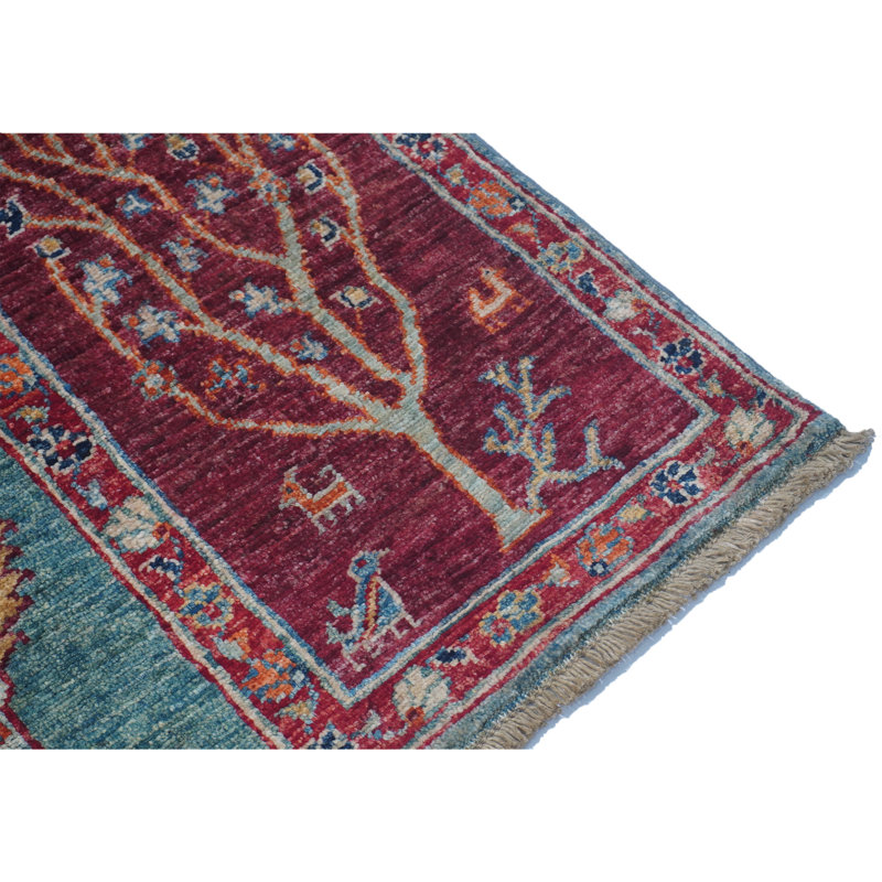 Handmade Wool Geometric Area Rug