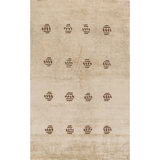 Hand-Knotted High-Quality Beige Area Rug
