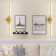 LED Dimmbale Flush Mounted Sconces, Battery Operated Wall Sconces With Remote