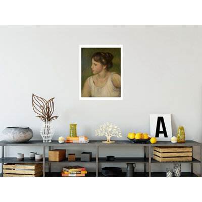 Portrait of a Girl par Pierre-Auguste Renoir - Impression giclée