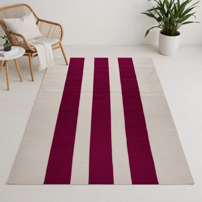 Tapis intérieur / extérieur rouge HorizontalStripes