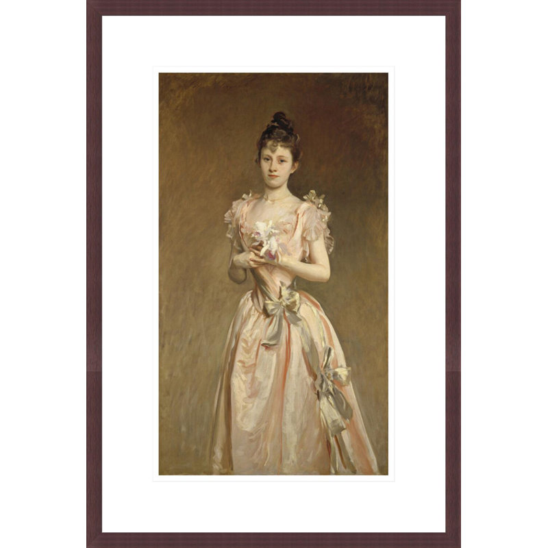 «Miss Grace Woodhouse» par John Singer Sargent, impression giclée encadrée, H 21,75 po x l 14,86 po