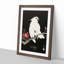 Cockatoo and Pomegranate by Ohara Koson - Picture Frame Painting Print-55684924-55684925