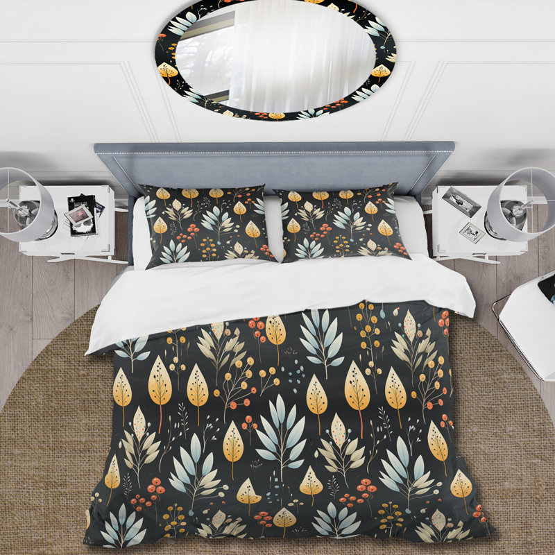 Ensemble de housse de couette Retro Flair, Housse de couette pour très grand lit et 2 très