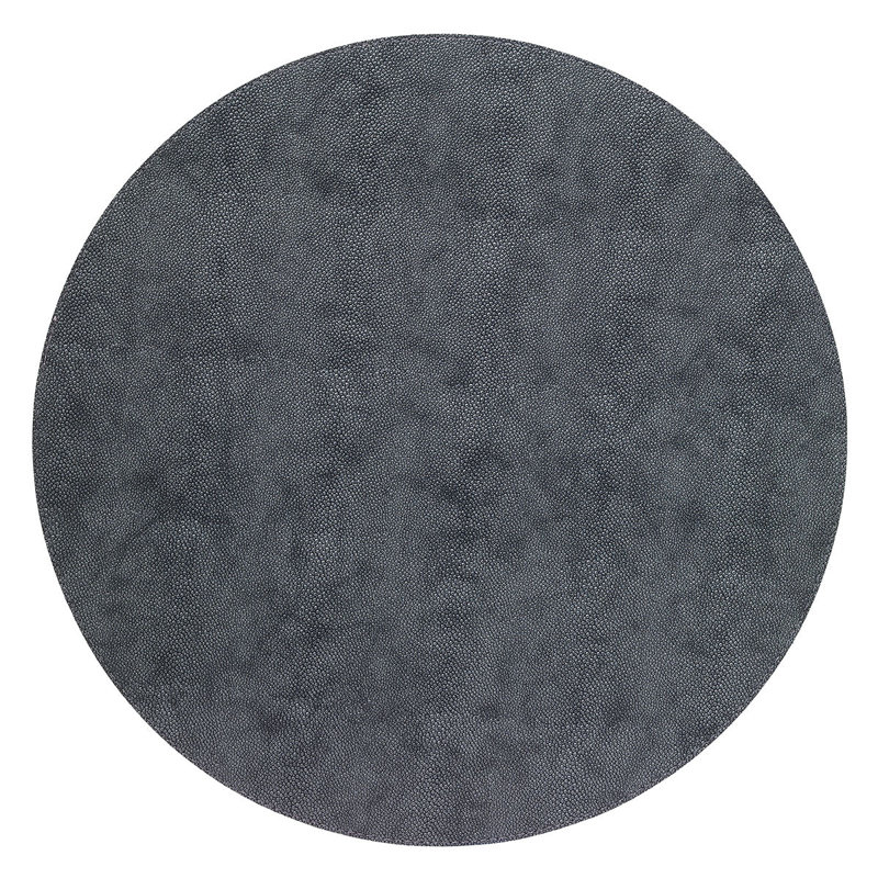 Stingray Round Placmats, Charcoal